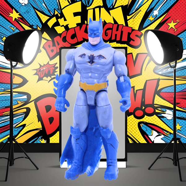 Batman Actionfigur Grey/Blue – Spin Master – DC Comics – lose | gebraucht